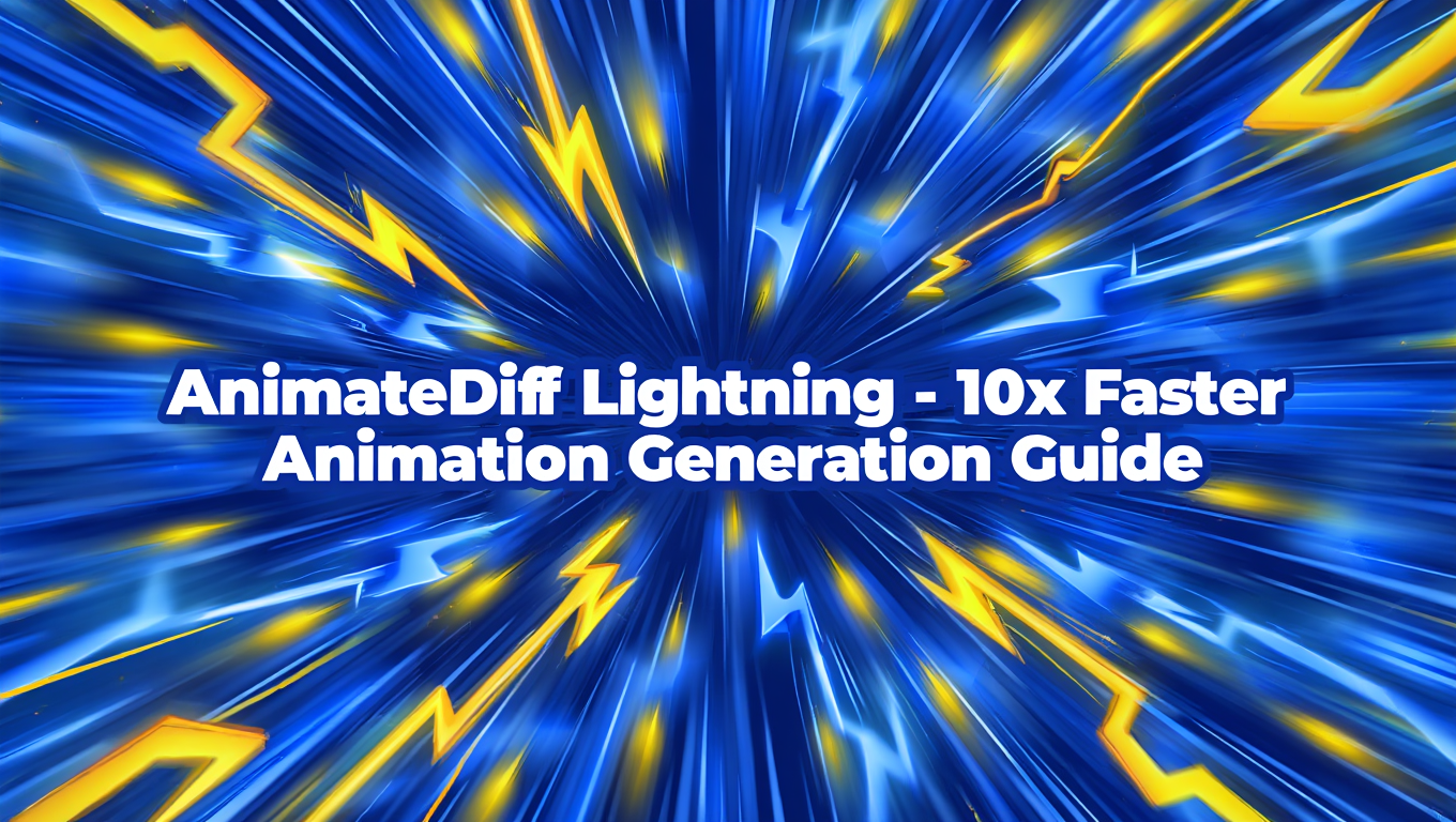 AnimateDiff Lightning - 10x Faster Animation Generation Guide