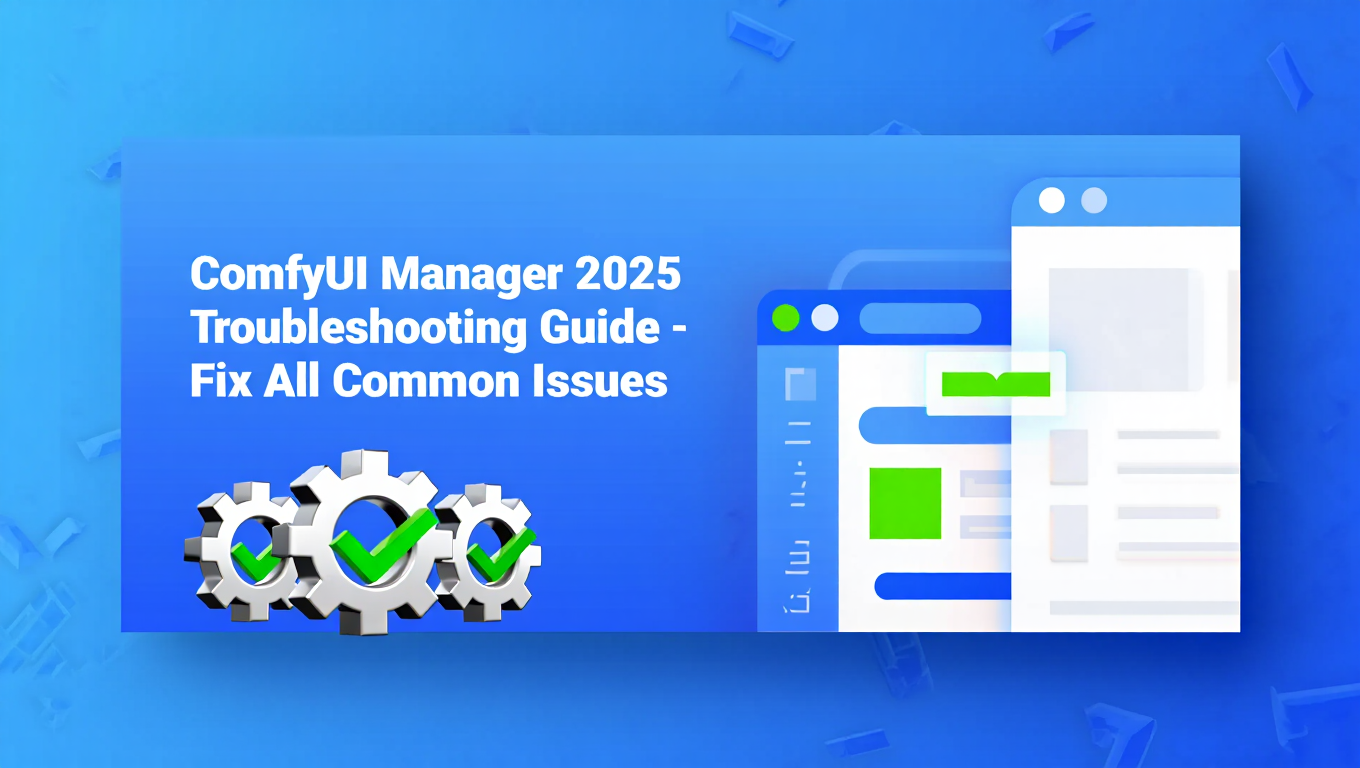 ComfyUI Manager 2025 Troubleshooting Guide - Fix All Common Issues