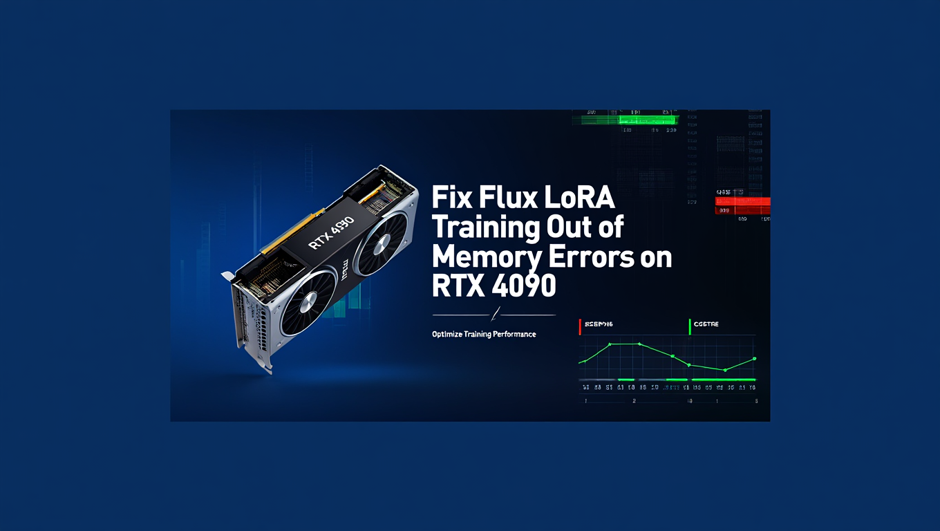 Fix Flux LoRA Training Out of Memory Errors on RTX 4090 - Complete AI Image Generation guide and tutorial