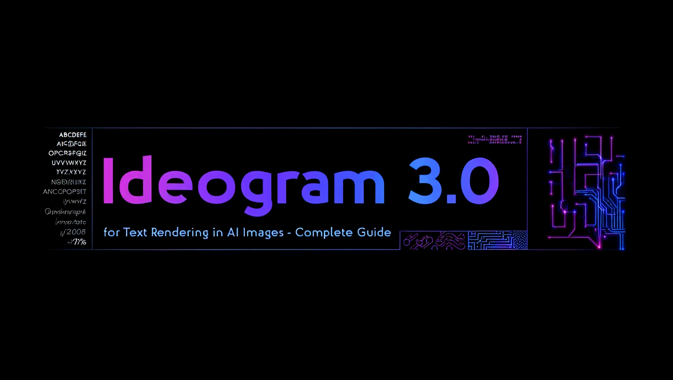 Ideogram 3.0 for Text Rendering in AI Images - Complete Guide - Complete AI Image Generation guide and tutorial