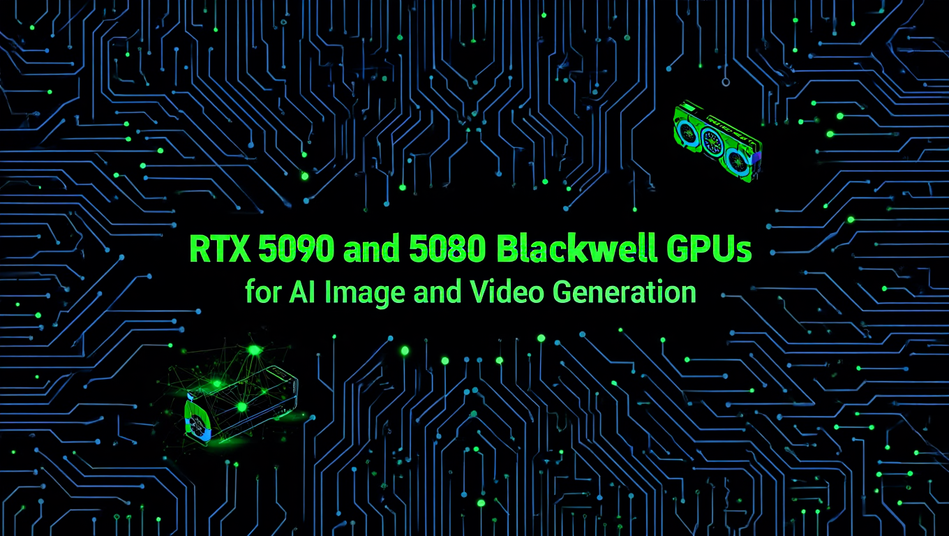 RTX 5090 and 5080 Blackwell GPUs for AI Image and Video Generation - Complete AI Image Generation guide and tutorial
