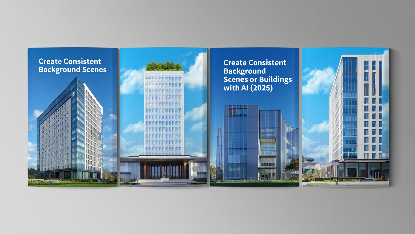Create Consistent Background Scenes or Buildings with AI (2025) - Complete AI Image Generation guide and tutorial