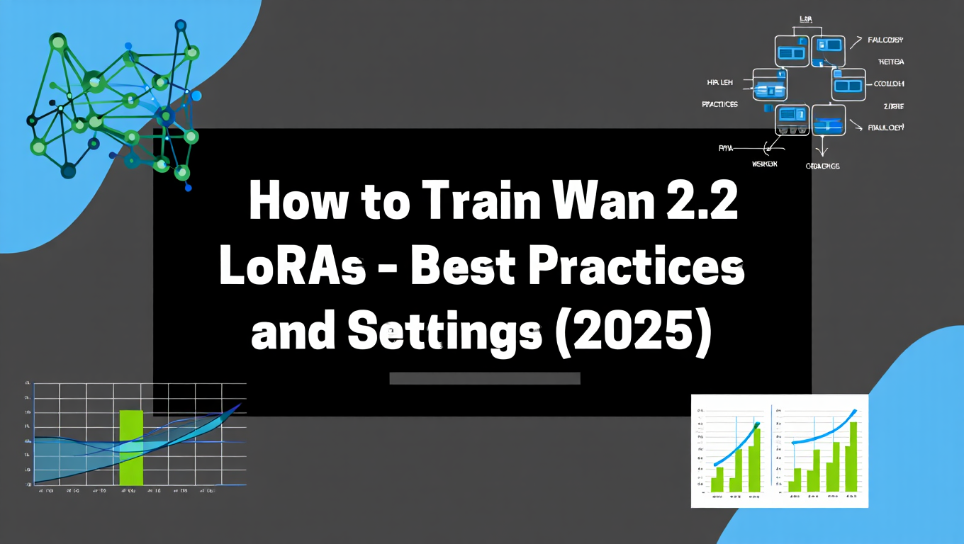 How to Train Wan 2.2 LoRAs - Best Practices and Settings (2025) - Complete AI Image Generation guide and tutorial