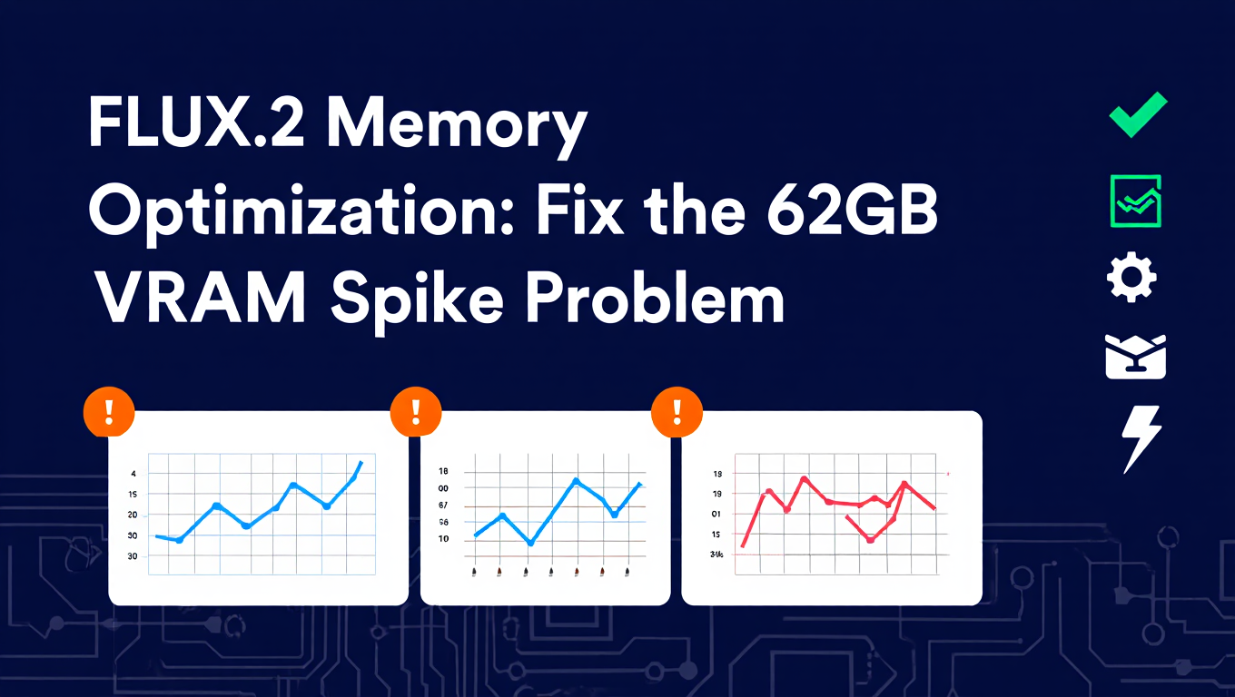 FLUX.2 Memory Optimization: Fix the 62GB VRAM Spike Problem - Tutorial tagged with flux-2