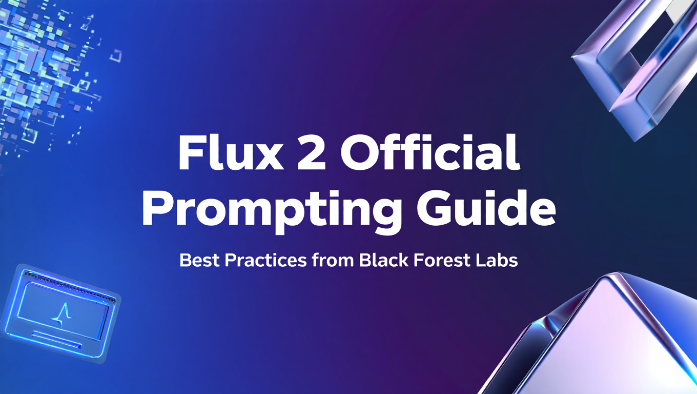 Flux 2 Official Prompting Guide: Best Practices from Black Forest Labs - Tutorial tagged with flux-2