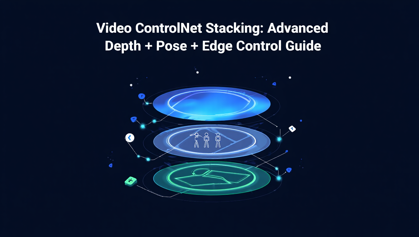 Video ControlNet Stacking: Advanced Depth + Pose + Edge Control Guide - Tutorial tagged with Video Generation