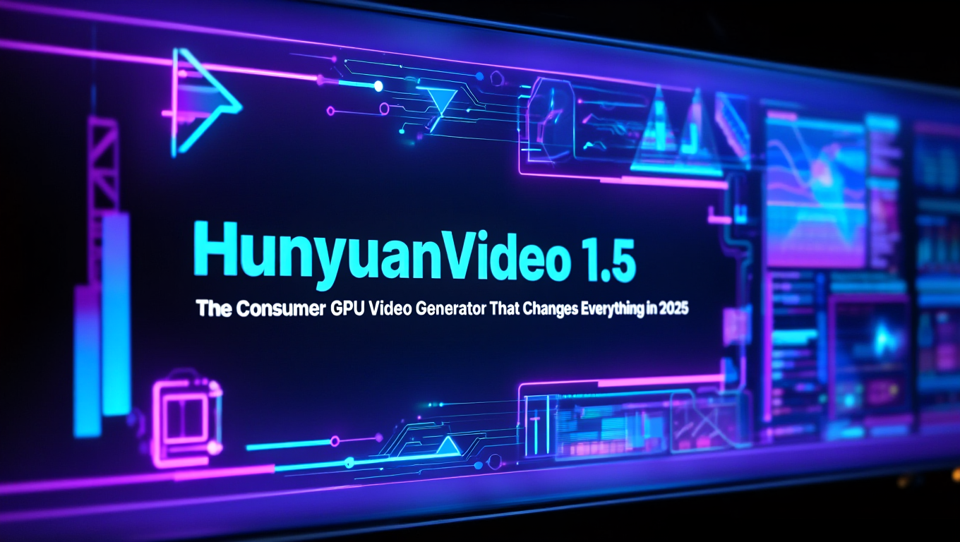 HunyuanVideo 1.5: The Consumer GPU Video Generator That Changes Everything in 2025 - Complete AI Video Generation guide and tutorial