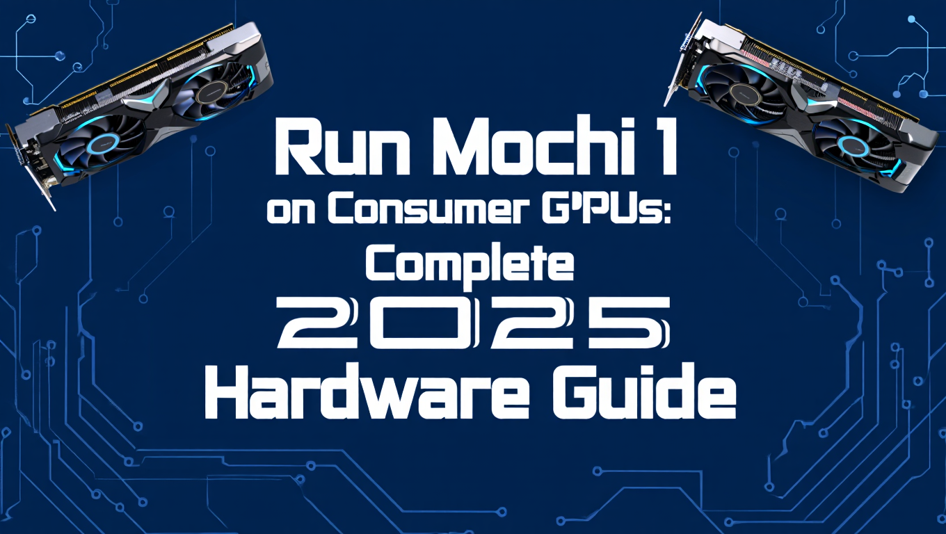 Run Mochi 1 on Consumer GPUs: Complete 2025 Hardware Guide - Complete AI Video Generation guide and tutorial