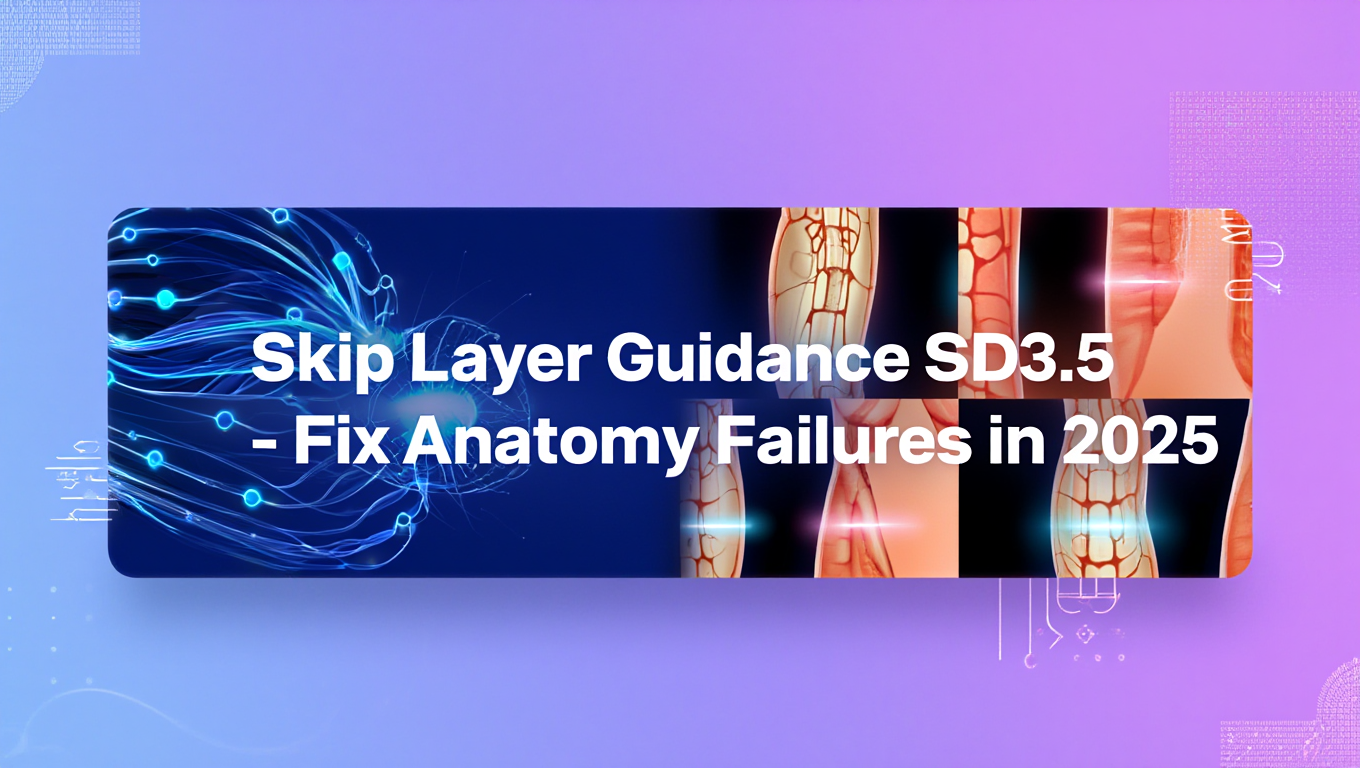Skip Layer Guidance SD3.5 - Fix Anatomy Failures in 2025 - Complete AI Image Generation guide and tutorial