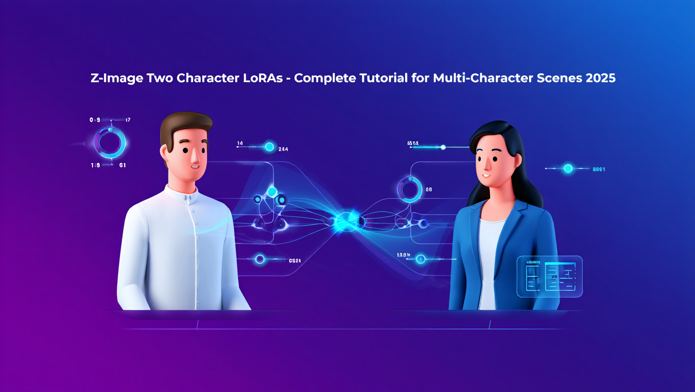 Z-Image Two Character LoRAs - Complete Tutorial for Multi-Character Scenes 2025 - Complete AI Image Generation guide and tutorial