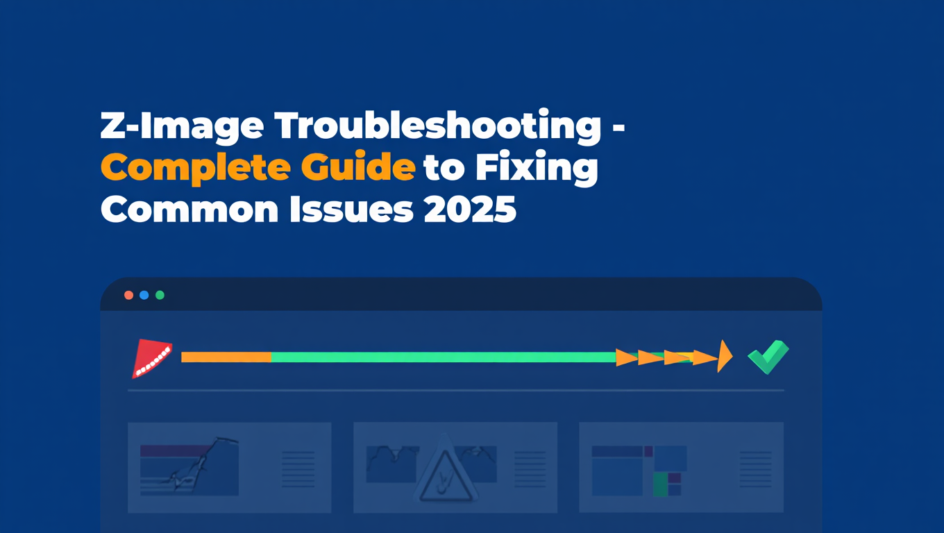 Z-Image Troubleshooting - Complete Guide to Fixing Common Issues 2025 - Complete ComfyUI guide and tutorial