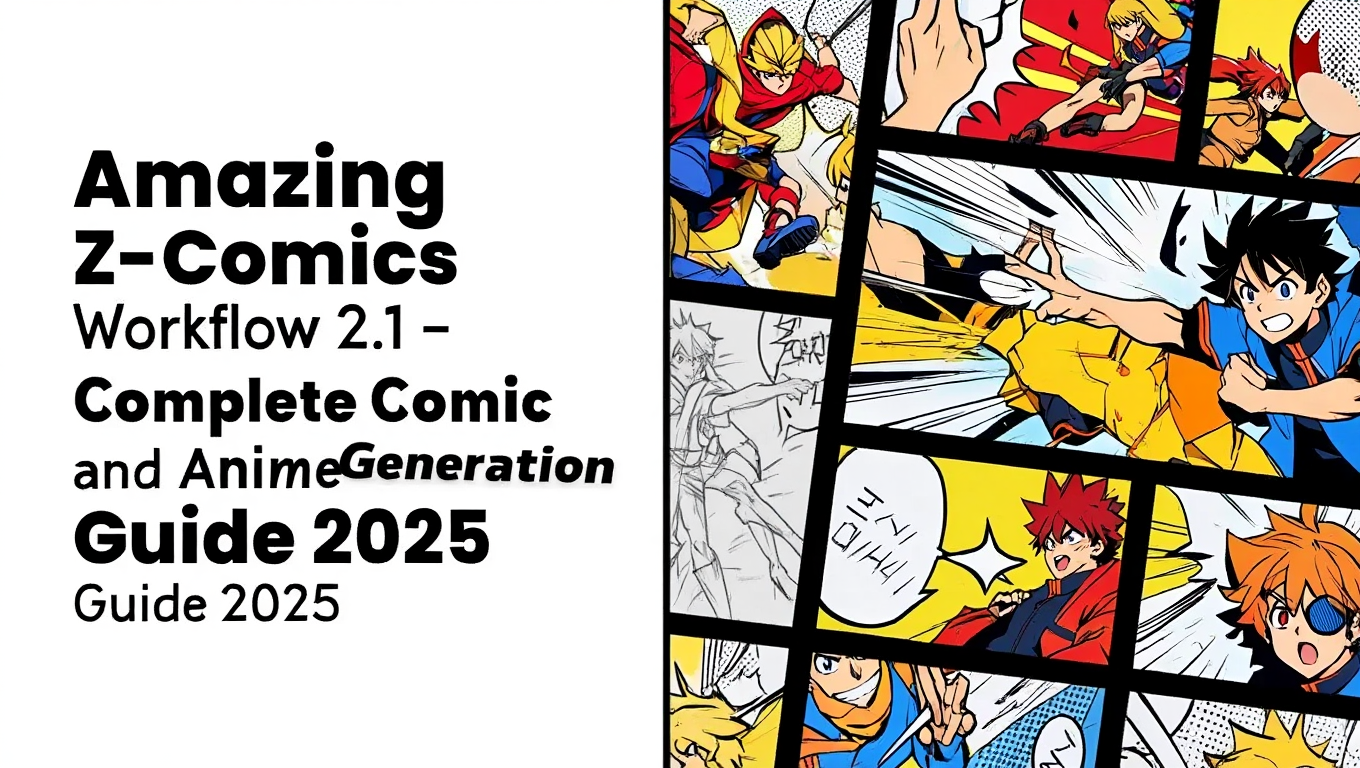 Amazing Z-Comics Workflow 2.1 - Complete Comic and Anime Generation Guide 2025
