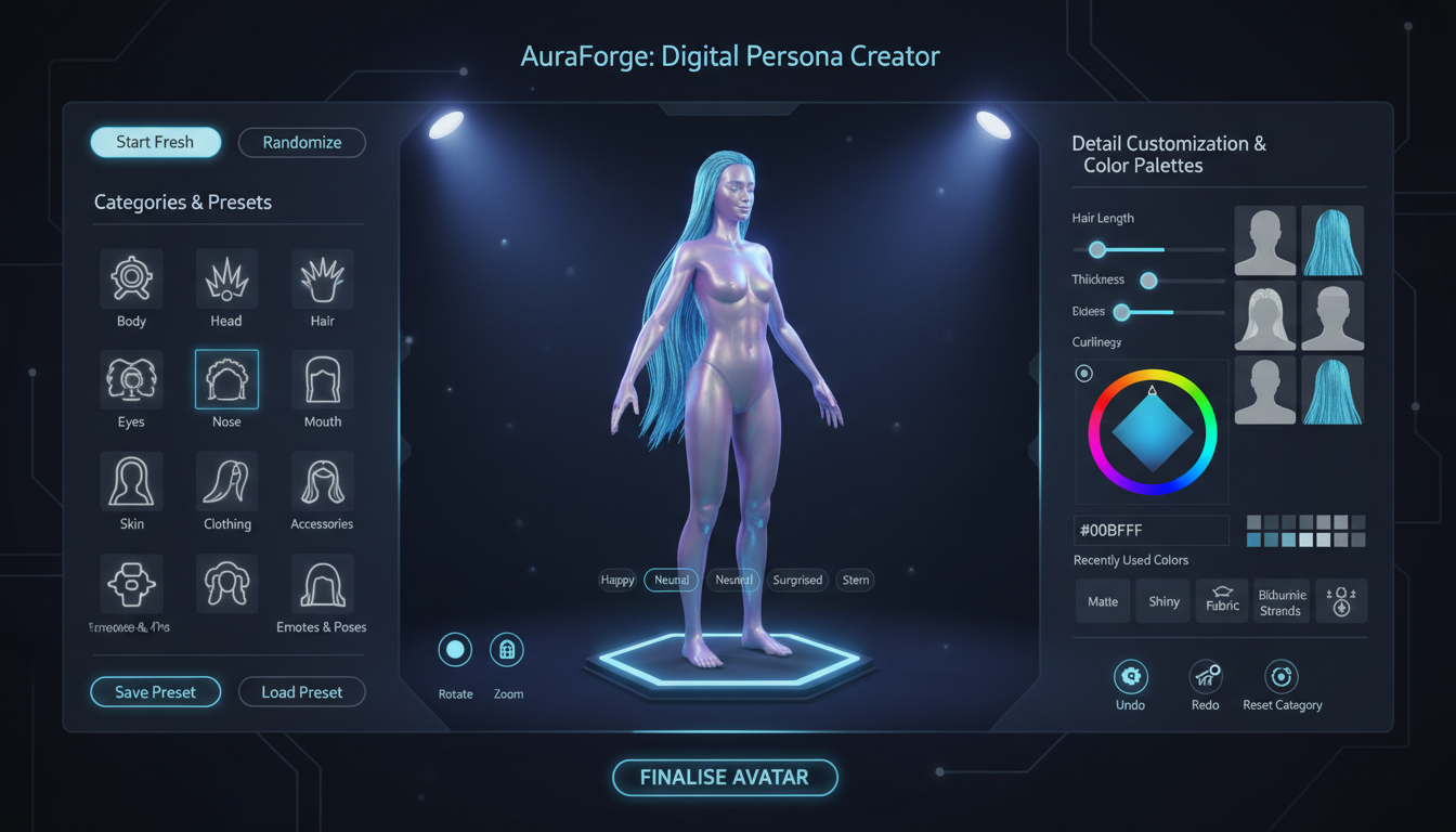 AI girlfriend character creation