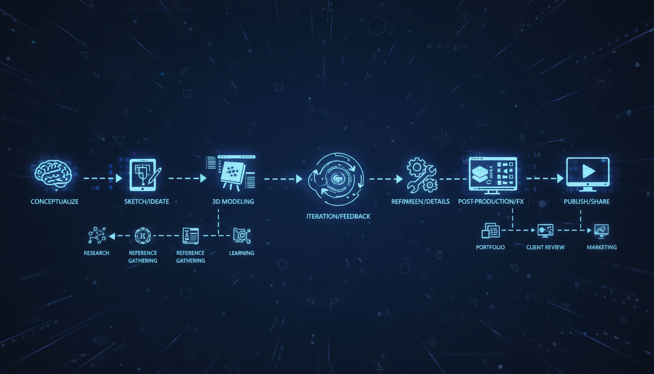 Anime-Generierungs-Workflow