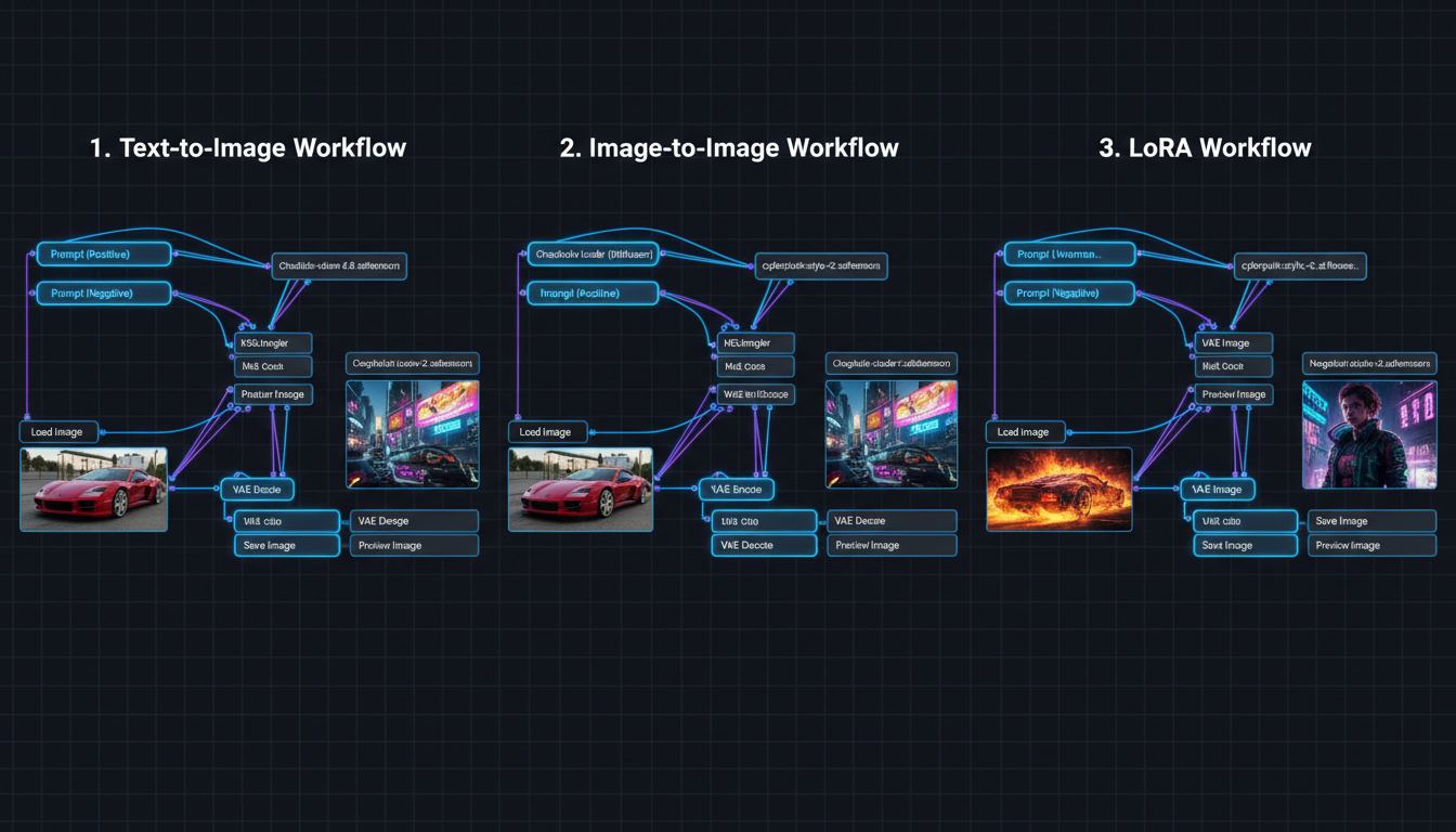 Example ComfyUI workflows