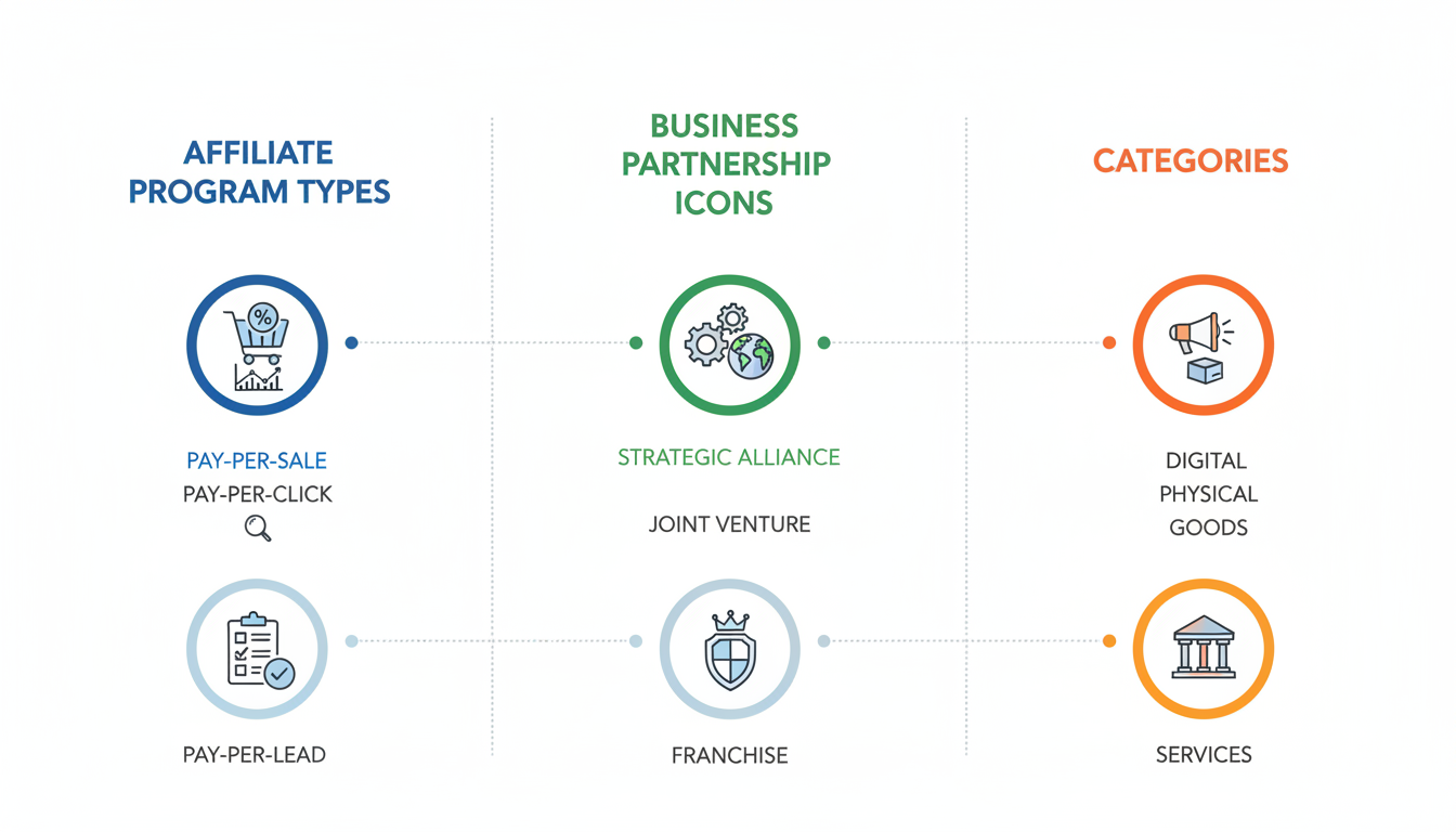 Affiliate program types