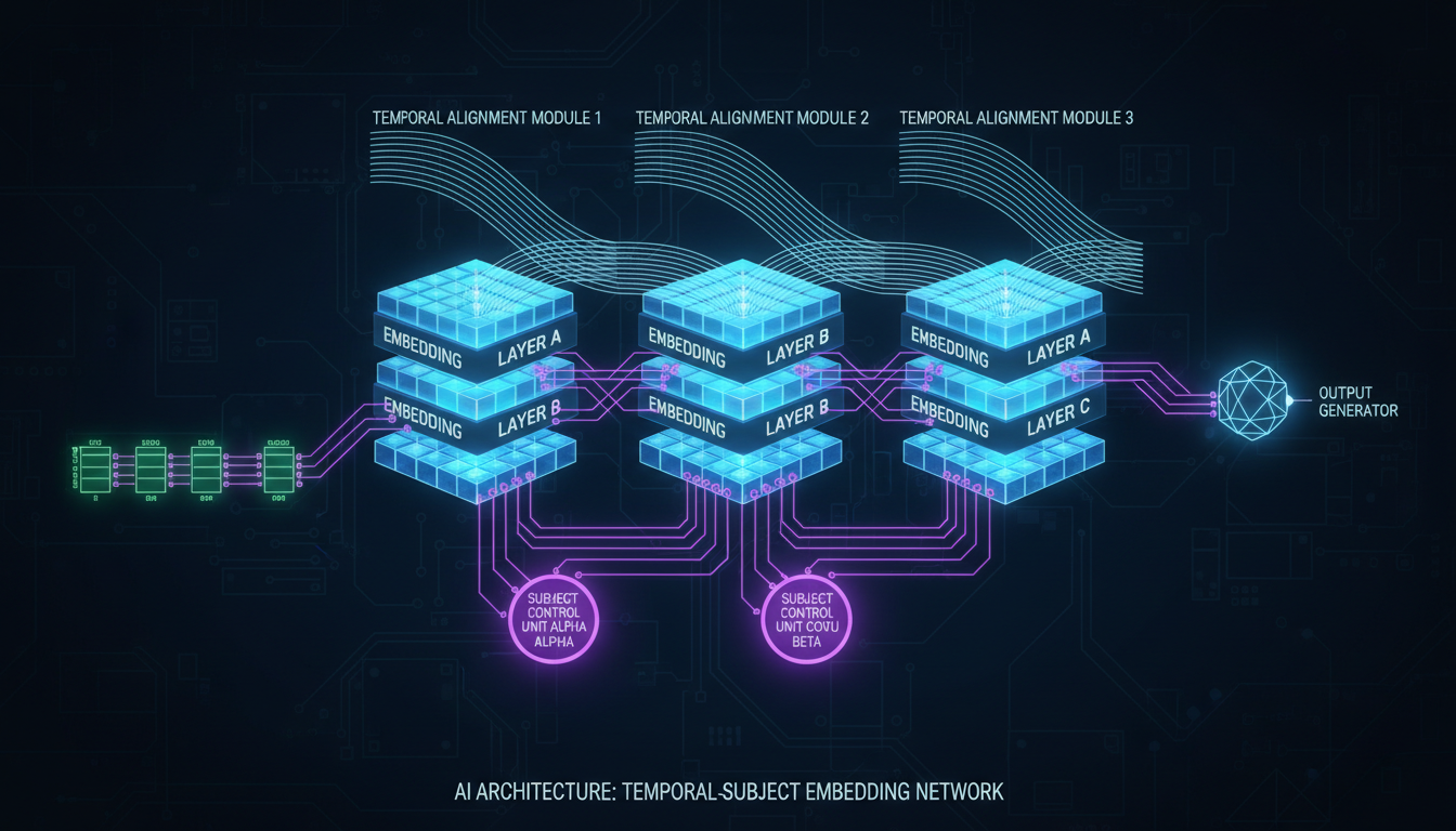 OmniVCus architecture with Lottery and Temporally Aligned Embeddings