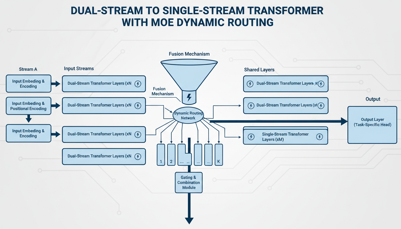 HiDream-I1 sparse DiT architecture diagram