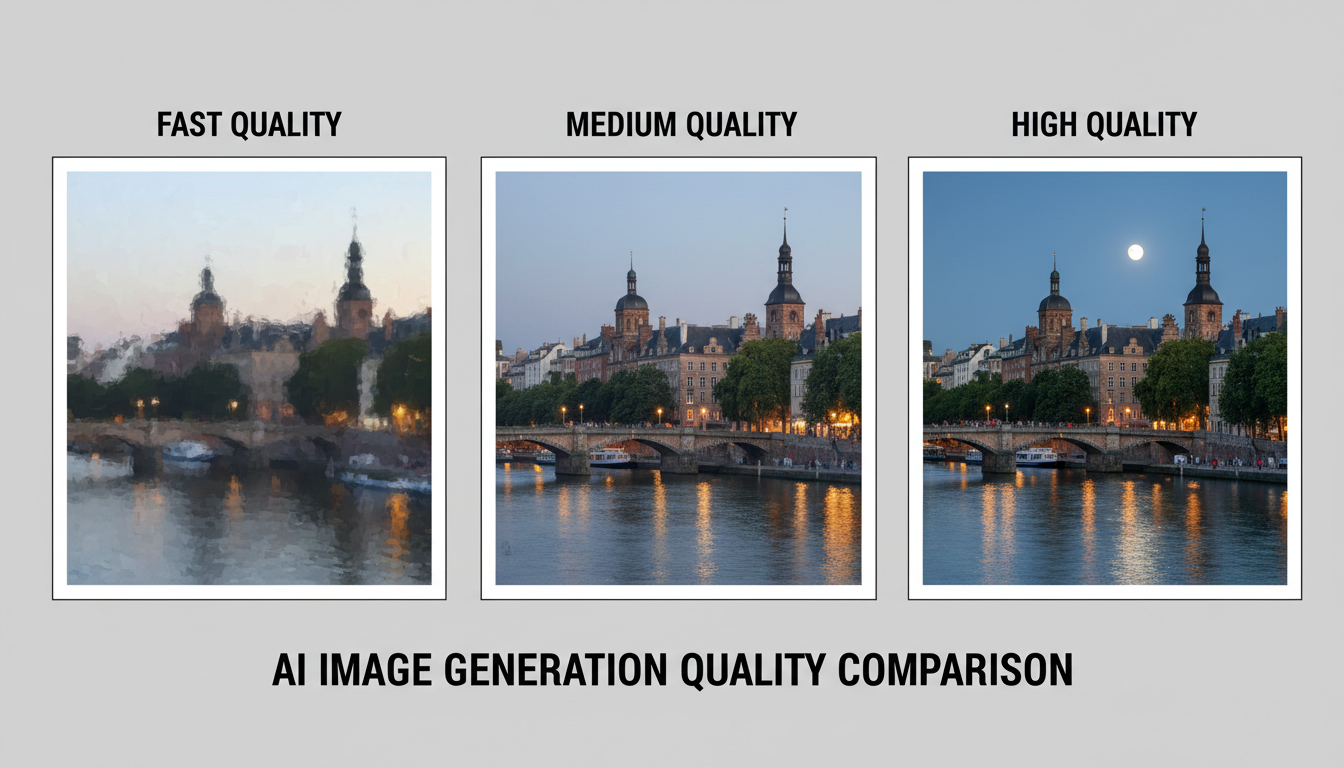 HiDream-I1 quality comparison between Full Dev and Fast variants