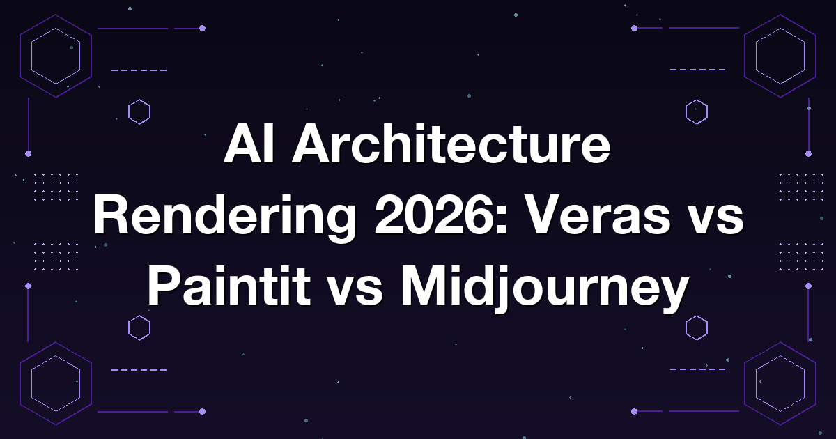 AI Architecture Rendering 2026: Veras vs Paintit vs Midjourney